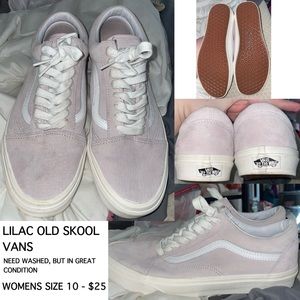 lilac old skool vans